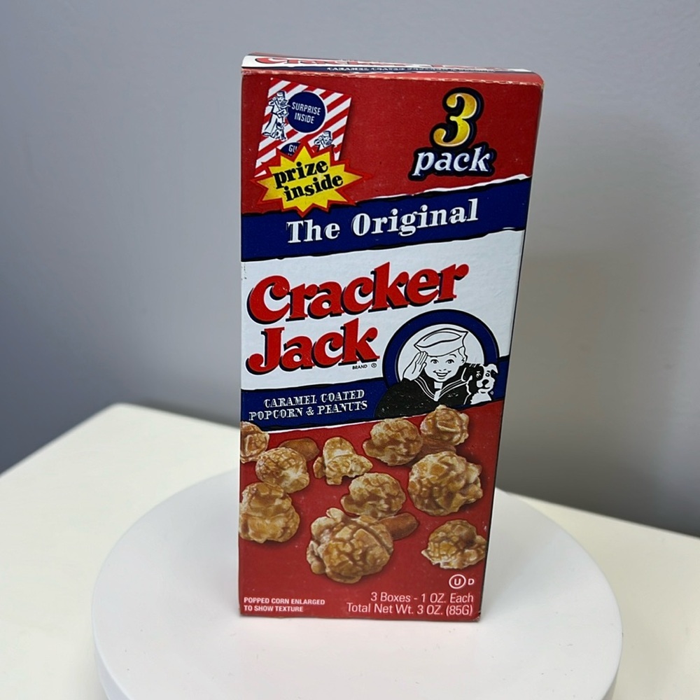 Cracker Jack,1oz. Single Un-Opened box,New Prize Inside - not for consumption